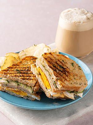 Smoked Chicken Ham and Egg Sourdough Sandwich/wrap