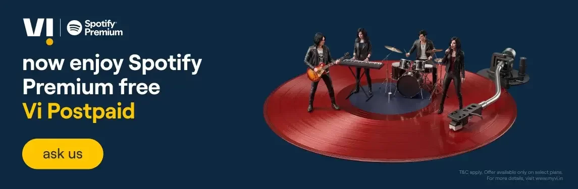 Spotify Premium Free With Vi Postpaid
