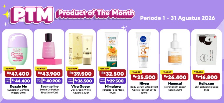AGUSTUS - PTM (PRODUCT OF THE MONTH)